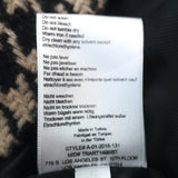 ANINE BING Kaia Blazer Beige/Black Houndstooth Size Small Oversize Jacket