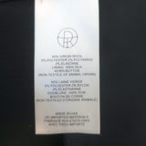 The Row Blaire Side-Button Cropped Pants Black Stretch Wool Size 2