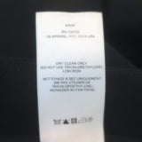 The Row Blaire Side-Button Cropped Pants Black Stretch Wool Size 2