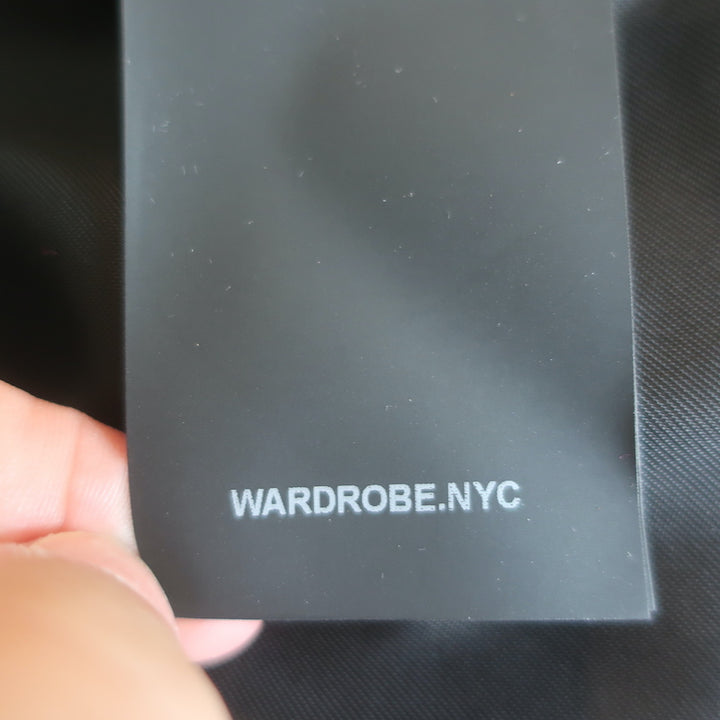 WARDROBE.NYC Contour Blazer Black/White Checked Stretch Wool Size Small
