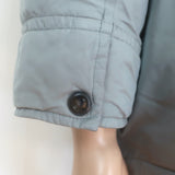Vintage Christian Dior Monsieur Puffer Jacket Gray Blue Size Medium