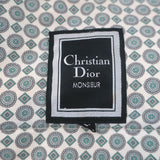 Vintage Christian Dior Monsieur Puffer Jacket Gray Blue Size Medium