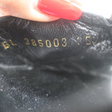 Saint Laurent Candy Double Knot Studded Platform Sandals Black Leather Size 35.5