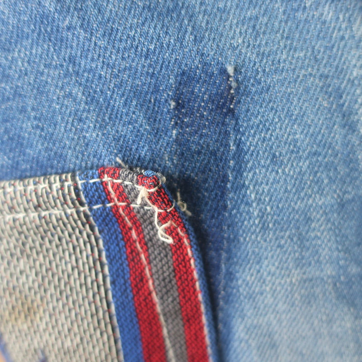 Junya Watanabe Comme des Garcons Patchwork Distressed Jeans Blue