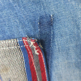 Junya Watanabe Comme des Garcons Patchwork Distressed Jeans Blue