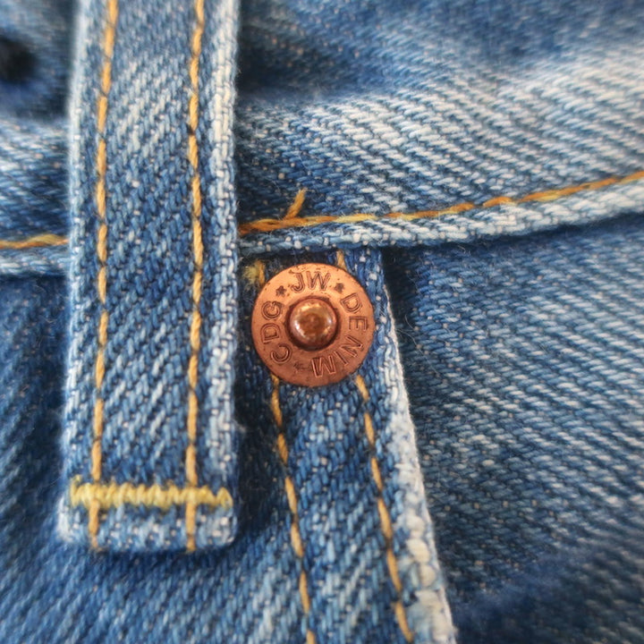 Junya Watanabe Comme des Garcons Patchwork Distressed Jeans Blue
