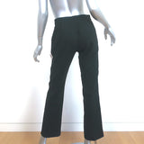 Zadig & Voltaire Poeme Side Stripe Track Pants Black Stretch Crepe Size 36