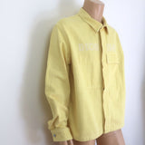 Dior Homme 1947 Logo-Embroidered Denim Jacket Pale Yellow Size 54