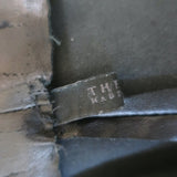 The Row Cropped Leather Curved-Seam Leggings Black Size 2