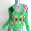 Andersson Bell Joy Argyle Cardigan Green Size Extra Small