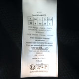 Christian Dior Side-Zip Turtleneck Sweater Black Alpaca Size US 4