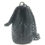 Bottega Veneta Olimpia Small Shoulder Bag Black Intrecciato Leather Crossbody