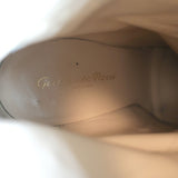 Gianvito Rossi Cecile Slouch Ankle Boots Black Suede Size 36.5