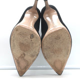 Gianvito Rossi Cecile Slouch Ankle Boots Black Suede Size 36.5