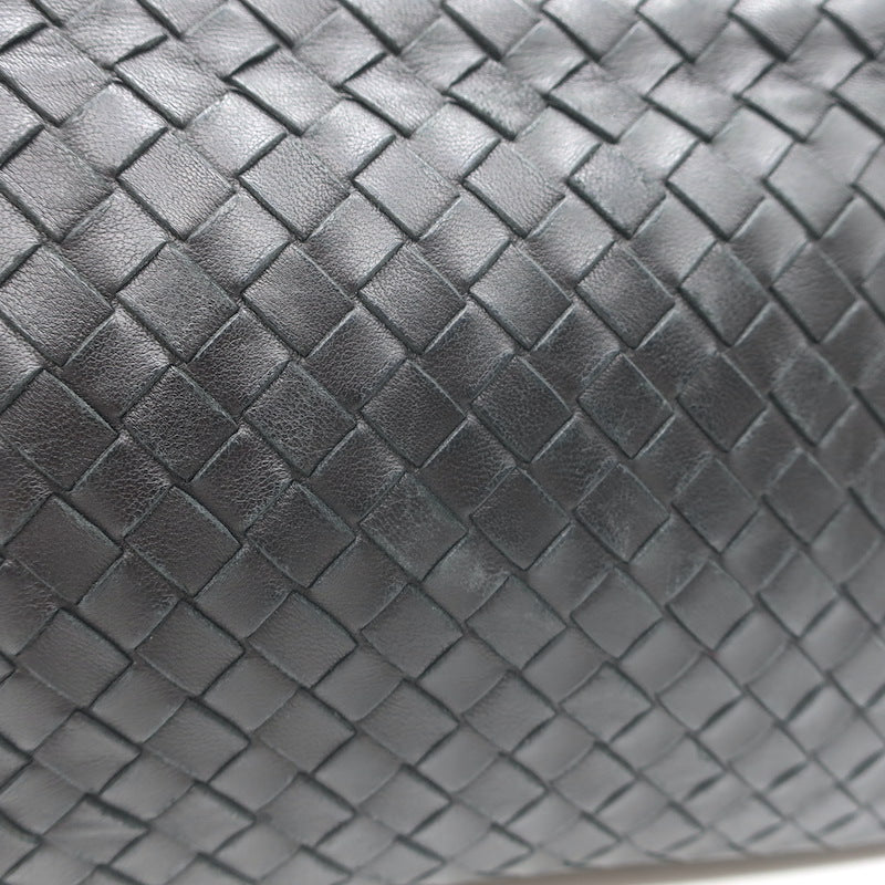 Bottega Veneta Olimpia Small Shoulder Bag Black Intrecciato Leather Crossbody