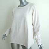 James Perse Raglan Sweatshirt Cream French Terry Size 4
