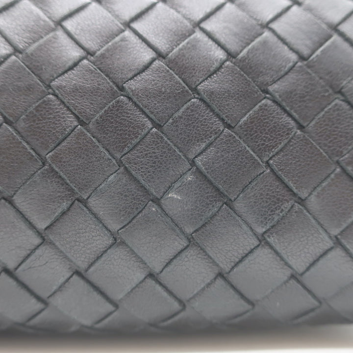 Bottega Veneta Olimpia Small Shoulder Bag Black Intrecciato Leather Crossbody