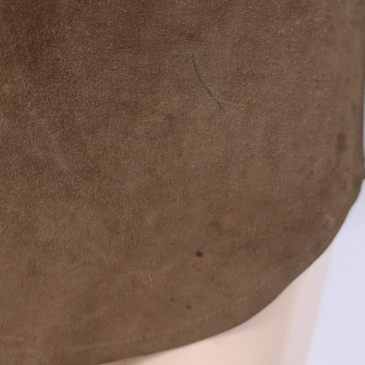 Polo Ralph Lauren Suede Shirt Jacket Dark Brown Size Large