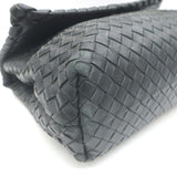 Bottega Veneta Olimpia Small Shoulder Bag Black Intrecciato Leather Crossbody