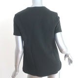 Proenza Schouler Grommet-Embellished Tee Black Size Extra Small Short Sleeve Top