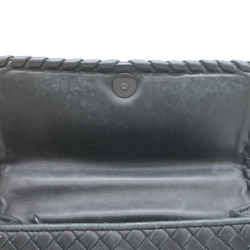 Bottega Veneta Olimpia Small Shoulder Bag Black Intrecciato Leather Crossbody