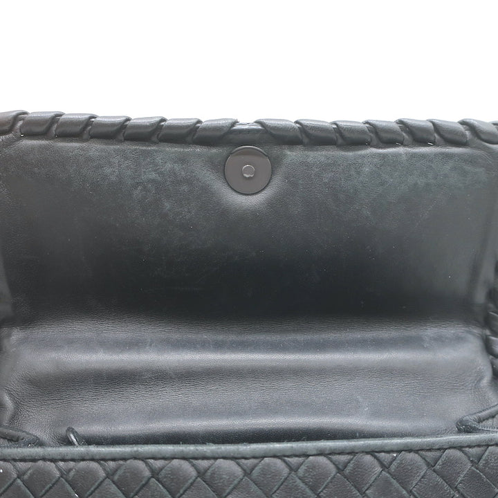 Bottega Veneta Olimpia Small Shoulder Bag Black Intrecciato Leather Crossbody