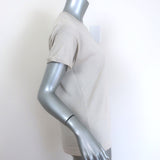 Brunello Cucinelli Sparkling Knit Sweater Top Ecru Cashmere-Silk Size Small