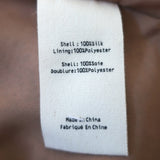 L'Agence Jane Cami Brown Snake Print Silk Size Large V-Neck Tank Top NEW