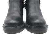 Christian Louboutin Capahutta 70 Spiked Chelsea Boots Black Leather Size 36