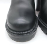 Christian Louboutin Capahutta 70 Spiked Chelsea Boots Black Leather Size 36