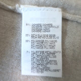 Brunello Cucinelli Sparkling Knit Sweater Top Ecru Cashmere-Silk Size Small