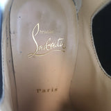 Christian Louboutin Capahutta 70 Spiked Chelsea Boots Black Leather Size 36