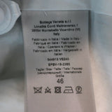 Bottega Veneta Double Breasted Chambray Denim Jacket Light Blue Size 46