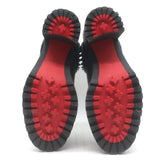 Christian Louboutin Capahutta 70 Spiked Chelsea Boots Black Leather Size 36