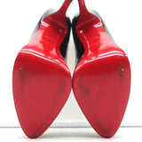 Christian Louboutin Rolando 120 Platform Pumps Black Patent Leather Size 38.5