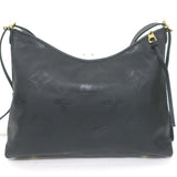 Louis Vuitton Carryall MM Shoulder Bag Black Monogram Empreinte Leather
