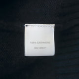 NAKED CASHMERE Eleanor Lace-Up Sweater Navy Cashmere Size Small