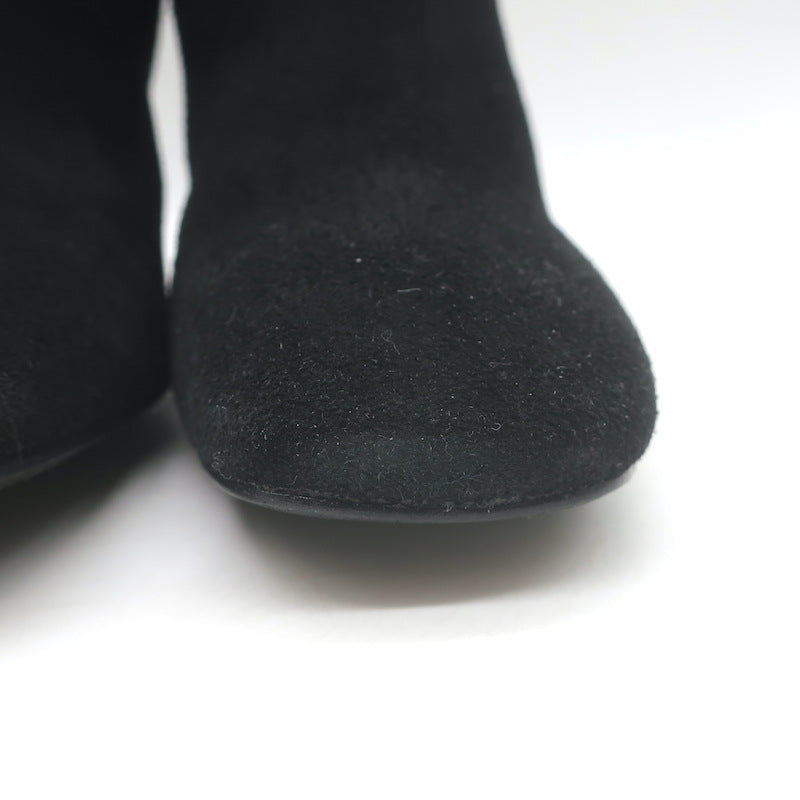Free People Claudette Slouch Boots Black Suede Size 6