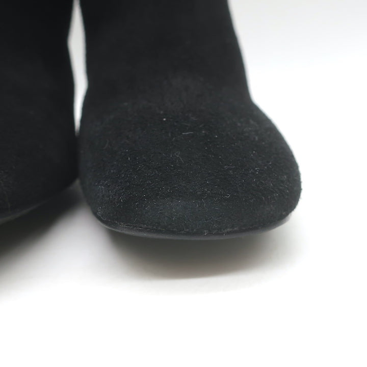 Free People Claudette Slouch Boots Black Suede Size 6