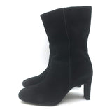 Free People Claudette Slouch Boots Black Suede Size 6