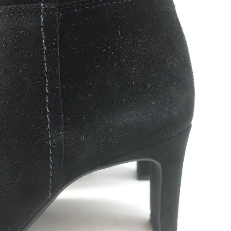 Free People Claudette Slouch Boots Black Suede Size 6