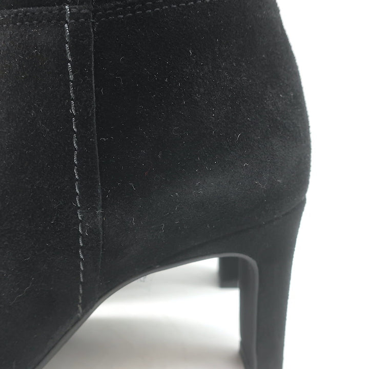Free People Claudette Slouch Boots Black Suede Size 6