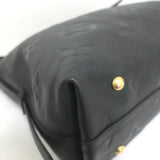 Louis Vuitton Carryall MM Shoulder Bag Black Monogram Empreinte Leather