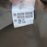 Brunello Cucinelli Mixed Media Hooded Belted Jacket Taupe/Gray Size 38