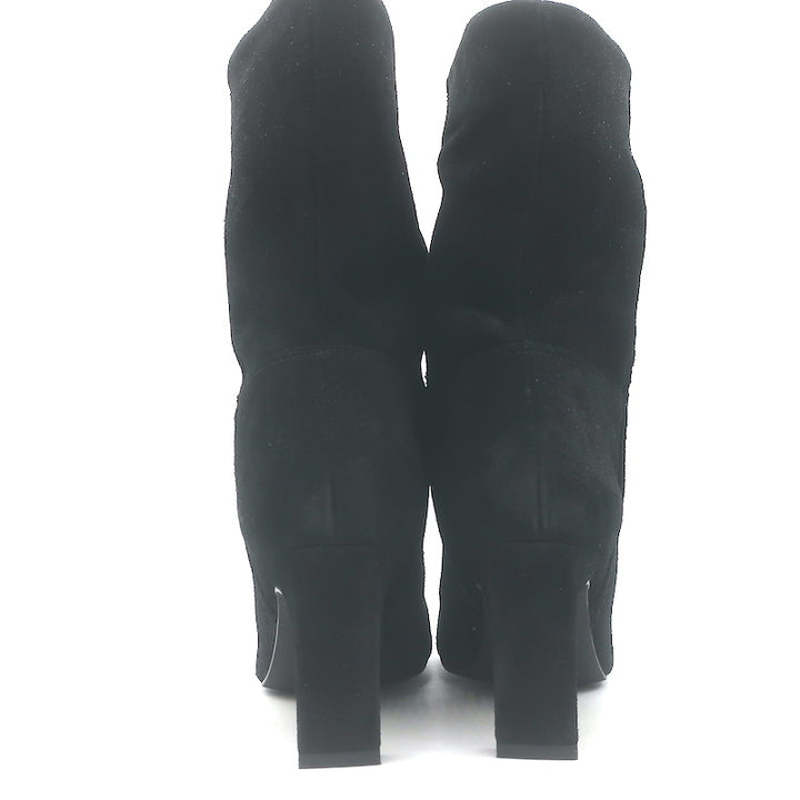 Free People Claudette Slouch Boots Black Suede Size 6