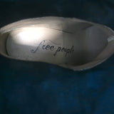 Free People Claudette Slouch Boots Black Suede Size 6