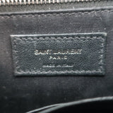 Saint Laurent Niki Wallet on Chain Dark Gray Matelasse Leather Mini Crossbody