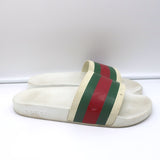 Gucci Pursuit 72 Pool Slides White Size 7