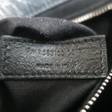 Saint Laurent Niki Wallet on Chain Dark Gray Matelasse Leather Mini Crossbody