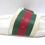 Gucci Pursuit 72 Pool Slides White Size 7